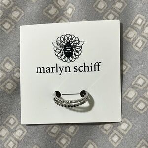 Marlyn Schiff Silver Beaded Ring